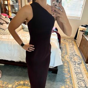 One strap formal gown